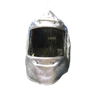 Aluminizált-kevlár fejvédő és arcvédő (1000°C-ig) (Kód: HSS000KA-1) - Ergotrade Kft.
